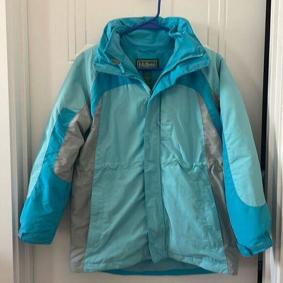 LL Bean Kids Fleece Lined 3 in 1 Jacket - Picture 1 of 8